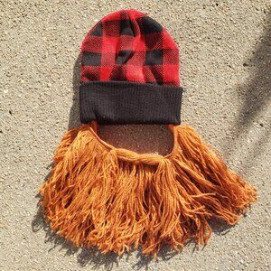Adult Lumberjack Beanie, One size Costume Hat